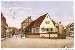 GERMERSHEIM FISCHER STRASSE,PERSONNAGES,COULEUR  REF 15758 - Germersheim