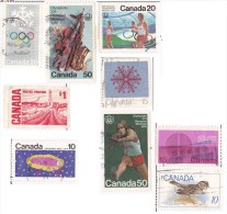 Canada 9 Higher Denomination Lot Used Fine - VF  ------* - Collections