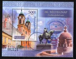 HUNGARY-2013. SPECIMEN - S/S 86th Stampday - Cistercian Church At Székesfehérvár/City Of Kings Mi Bl.356. - Gebraucht