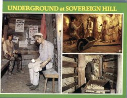 (113) Australia - VIC - Sovereing Hill Underground Mining Scene - Swan Hill