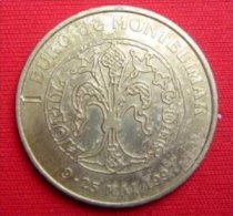 1 Euro Temporaire Precurseur De MONTELIMAR 1997, RRRR, UNC, Bronce, Nr. 442 - Euro Der Städte