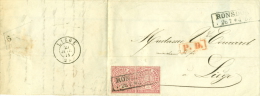 Conf All Nord - No 16 (paire) Sur Fragment De Ronsdorf Vers Liège Du 26/07/1871, Superbe, See Scan - Lettres & Documents