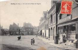 Auffay     76    La Place   Epicerie Dehedin (Editeur De La Carte Postale) - Auffay