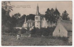 @ CPA VILLERS SUR LESSE, PETITE ANIMATION DEVANT LE CHATEAU, FACADE LATERALE, PROVINCE DE NAMUR, BELGIQUE - Rochefort