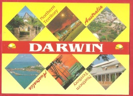 CARTOLINA VG AUSTRALIA - DARWIN - Vedute - Panorama - 10 X 15 - ANNULLO  EMA ATM DARWIN CITY 1995 - Darwin