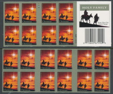 USA 2012 Scott 4711av. Holy Family Christmas, Imperforate Booklet Of 20, MNH (**) - 1981-...