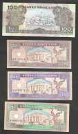 [NC] SOMALILAND - 5 - 10 - 20 - 100 SOMALILAND SHILLINGS (1994 / 1996) LOT Of 4 NOTES - Other & Unclassified