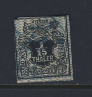 HANOVRE 1856 SCOTT N°13  YVERT N°12 OBLITERE - Hanover