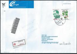 Registered Cover From Ünye To Amsterdam; 05-02-2003 - Lettres & Documents