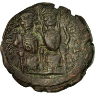 Monnaie, Justin II, Follis, Nicomédie, TTB, Cuivre, Sear:369 - Byzantines