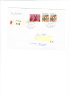 SVIZZERA  1975 Yvert 939-977 - Lettera Per L´Italia  - Raccomandata - Lettres & Documents