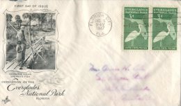 (388) USA FDC Cover - Sent To Australia - 1947 - Everglades - 1941-1950