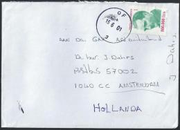 Cover From Of (Trabzon) To Amsterdam; 15-06-2001 - Lettres & Documents