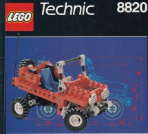 Lego 8820 Technic Voiture Plage Patrol Avec Plan 100 % Complet Voir Scan - Lego Technic