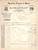 INDRE - CHATEAUROUX - MANUFACTURE DE RUCHES - APICULTURE - OUTILLAGE APICOLE ET AVICOLE - R COLLEVILLE - 1935 - Agriculture