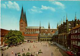 Lûbeck :la Place Du Marché Avec La Mairie - Lübeck