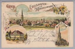 TG Egelshofen-Kreuzlingen 1901-04-22 Litho #1335 Th.Protz - Kreuzlingen