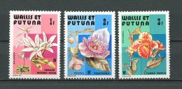 WALLIS FUTUNA N° 282 à 284** Neufs = MNH Superbes Flore Fleurs Flowers Flora - Unused Stamps