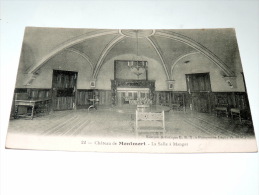 Carte Postale Ancienne : Chateau De MONTMORT : La Salle à Manger - Montmort Lucy