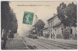 SAINT-PIERRE-LE-MOUTIER - La Gare - Saint Pierre Le Moutier