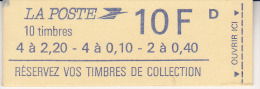 CARNET N° 1501 -TYPE LIBERTE DE DELACROIX A COMPOSITION VARIABLE - COTE : 12 € - Otros & Sin Clasificación