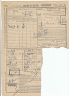 BRABANT WALLON - Lettre De Voiture Cachet De Gare GENAPPE 1947 Vers NISMES  --- UU770 - Autres & Non Classés