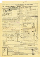 BRABANT WALLON - Lettre De Voiture RARE Cachet De Gare LA ROCHE Brabant 1935 Vers ESSCHEN- Origine BLANDEN  --- UU773 - Andere & Zonder Classificatie
