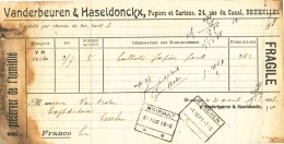 BRABANT WALLON - Lettre De Voiture Cachet De Gare NOIRHAT 1913 Vers ESSCHEN --- UU776 - Andere & Zonder Classificatie