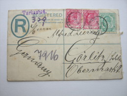 1909, Registered Postal Stationary To Germany - Kaap De Goede Hoop (1853-1904)