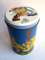 RARE BOITE  EN METAL Fer Blanc DE COOCKIES  ASTERIX - LE BANQUET - Tischkunst