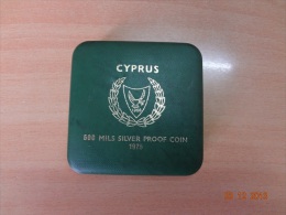 CYPRUS 1975 HERCULES SILVER COMM. COIN IN OFFICIAL BOX SILVER PROOF UNC - Chypre