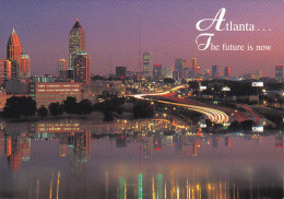Skyline At Night Atlanta Georgia - Atlanta