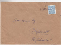 Finlande - Lettre De 1958  - Avec Griffe Korpisalma ..  Oblitération Pitajanmäki - Lettres & Documents