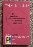 Catalogue De Timbres De France Yvert Et Tellier 1992 Relié - France