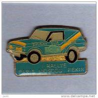 Pin´s  Automobiles  RALLYE, PARIS-MOSCOU-PEKIN  Avec  EPINAY Sur SEINE ( TCLR ) - Rally