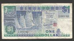 [NC] SINGAPORE - 1 DOLLAR (SHA CHUAN) - Singapour