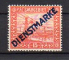 SARRE     Neuf **      Y. Et T.  Service   N° 9        Cote: 9,50 Euros - Dienstmarken