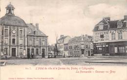 Gournay En Bray     76   Hôtel De Ville Poste Et Commerces - Gournay-en-Bray