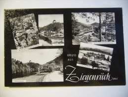 Germany: Ziegenrück - Schwimmbad, Schloss, Promenade - 1960's Unused Small Format - Ziegenrück