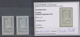 D.R.Halbamtliche Flugmarken Nr.4a,b,xx, 4b Mit Befund Brettl - Ongebruikt