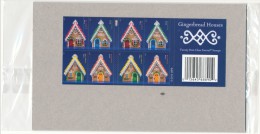 USA 2013 Scott 4817-4820, Gingerbread Houses Forever Stamps. Booklet Of 20, WITH DIE CUTS, MNH (**) - 3. 1981-...