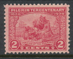 USA 1920 Scott 549. Pilgrim Tercentenary Issue, 2 C Carmine Rose, MNH (**) - Ungebraucht