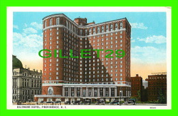 PROVIDENCE, RI - BILTMORE HOTEL - ANIMATED  WITH OLD CARS - C.T. AMERICAN ART COLORED  - - Providence