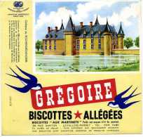 BUVARD BUVARDS BISCOTTE BISCOTTES ALLÉGÉES GRÉGOIRE CHÂTEAU DU ROCHER MEZANGERS  LEVALLOIS PERRET - Biscotti