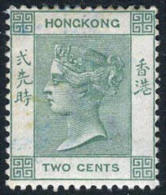 Hong Kong #37 Mint Hinged 2c Green Victoria From 1900 - Ungebraucht