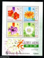 1993 Macau/Macao Stamps S/s-Flowers & Garden Architecture - Neufs