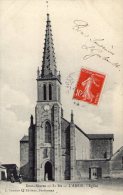 Cp , 79 , L'ABSIE , L'église , Voyagée 1909 - L'Absie