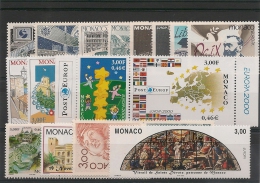 MONACO  Années 1991/2001 EUROPA   ** Côte: 28,60 € - Collections, Lots & Series