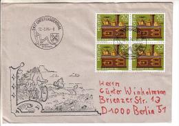 GOOD SWITZERLAND Postal Cover To GERMANY 1984 - Good Stamped: Cooking / Pro Juventute - Covers & Documents