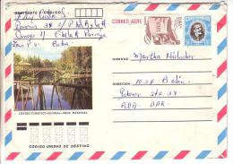 GOOD CUBA Postal Cover To DDR 1984 - Good Stamped: Cafe - Brieven En Documenten